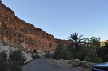 The canyons of Tafilalet near Meski Springs in Morocco